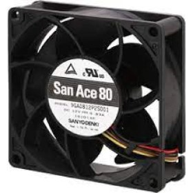 Resim Sanyo 9GA0824A2001 ,80X32MM 24VDC 54-Cfm 3-Kablo Fan 