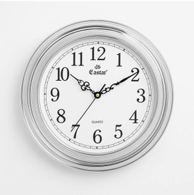 Resim Eastar Şeffaf Görünümlü Metalize Kaplamalı Duvar Saati 626 Kahverengi 