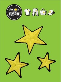 Resim Ütü İle Yapışan Yama Patch 7043 Yıldızlar Çok Renkli 