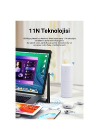 Resim Dm Ad081 150 Mbps Usb Wireless Adaptör Wifi Alıcı Verici Access Point 