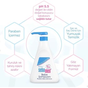Resim Sebamed Bebek Şampuanı 250ml Yeni Doğan (6 LI SET) 