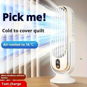 Resim Taşınabilir USB Fanı Çift Motorlu - 5 Hız, 720° Dönebilen, Şarj Edilebilir Lityum Pil, Hızlı Şarj, Ofis, Seyahat, Ev, Okul ve Kamp için İdeal, Seyahat Gereksinimleri | Modern Estetik | Dayanıklı İnşaat 