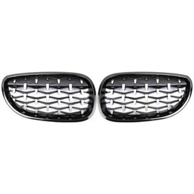Resim Karva Bmw 5 Serisi E60 2004-2009 Diamond Panjur Siyah Çerçeve 