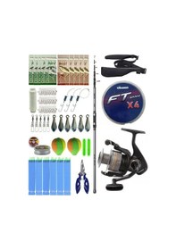 Resim Yekoutdoor Surf Olta Seti Okuma Alaris Tele Surf 420 Cm 100-200 Gr Surf Kamışı&okuma Revenger Rv-65 Fd Olta Makinesi 