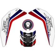 Resim GP Kompozit Honda Africa Twin CRF1000L Adventure 2016-2019 Uyumlu Tank Pad Seti Tricolor 