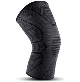 Resim Skycıty 1 Adet Silikon Tasarımlı Esnek Elastik Spor Dizliği - Hiking, Tırmanma, Koşu, Bisiklet Ve Yoga İçin Nefes Alabilen Yumuşak Diz Koruyucu Gri 