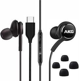 Resim Samsung Galaxy S24 Ultra S23 Ultra S22 Ultra S22 Ultra S21 Ultra S20 Ultra, Note 10+ için 2025 Yeni Kulak İçi Stereo Kulaklıklar - AKG tarafından tasarlanmıştır - Mikrofon ve Ses Uzaktan Kumandalı 