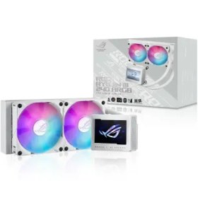Resim Asus ROG Ryujin III 240 ARGB OLED LCD Beyaz Sıvı Soğutucu 