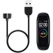 Resim Kupa Xiaomi Mi Band 5/6 Şarj Aleti Kablosu Adsorpiyon Şarj Güçlü Manyetik Hızlı Hassas Şarj Akım Korumalı 
