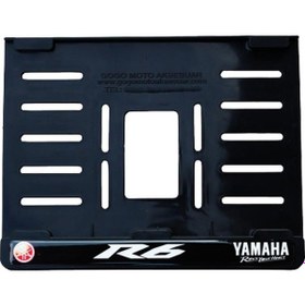 Resim Yamaha R6 Uyumlu 2 Plastik (15x24 Cm) Kırılmaz Plakalık 