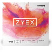 Resim D'addario Zyex 3/4 Scale Tek Re Bas Gitar Teli (Medium Tension) 