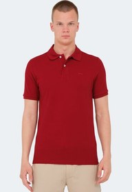 Resim Slazenger VALE KTN Erkek Tişört Bordo 