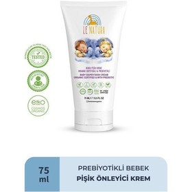 Resim Le Natura Organik Vegan ve Prebiyotikli Bebek Pişik Kremi 75 ML 
