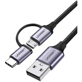 Resim Ugreen 30875 1 Metre USB Tip-C 3A Veri Hızlı Şarj Kablosu 