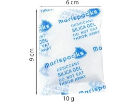 Resim 10 G x 25 Adet Silikajel Nem Alıcı Paket (Nonwoven, Aluminyum Doypack Ambalajda) 