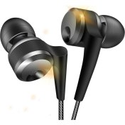 Resim Qkz Kd7 Kulak Içi Dört Hareketli Spor Müzik Kulaklıklar, Mikrofon Versiyonu (Siyah)(Yurt Dışından) 
