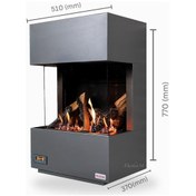 Resim Revega H50AB Arkadan Bacalı Doğalgazlı Şömine 