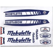 Resim A4 Çıkartma Mobilet Mavi Üniversal Etiket Seti 