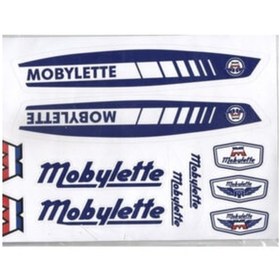 Resim A4 Çıkartma Mobilet Mavi Üniversal Etiket Seti 