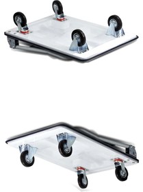 Resim MOONSHOP Profesyonel Paket Ve Koli Taşıma Arabası 300 Kg AMbalajında Kapalı Kolili Ürün. 