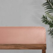 Resim Sarev Monochrome Saten Düz Çarşaf Tek Kişilik Rose 