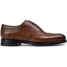 Resim Deery Hakiki Deri Taba Rengi Klasik Erkek Oxford Ayakkabı - 01511mtbac01 