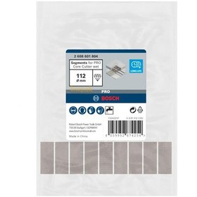 Resim Bosch Pro 112 Mm Sulu Karot Ucu İçin Yedek Elmas-segment 2608601804 