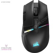 Resim Corsair Darkstar Wireless Mouse RGB MMO Kablosuz Siyah Mouse 