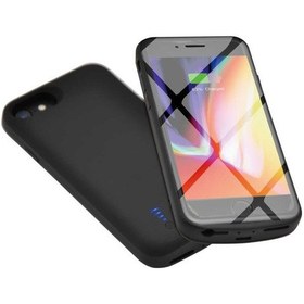 Resim Apple Uyumlu iPhone Se 2020 Kılıf Şarjlı Standlı Harici Batarya 5000 Mah 