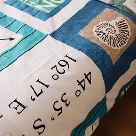 Resim Sardines %100 Pamuk King Size Nevresim Takımı 240x220 cm - King Size 240x220 cm 