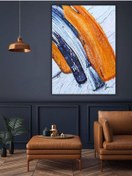 Resim Yağlı Boya Tablo %100 El Yapımı 69cmx91cm Soyut Dokulu 