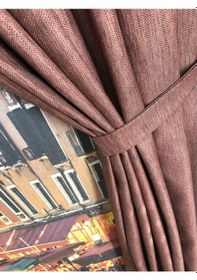 Resim Fon Perde Keten Işık Engelleyici Blackout Linen Karartma Perde 