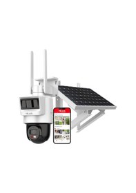 Resim Hılook Ptz-n2c400ı-k/4g/c05s10, 4mpix, 4mm, 30mt Gece Görüşü, Dahili Mikrofon, Pır+radar, 4g, Solar Pt Ip Kamera 
