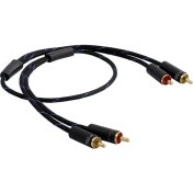 Resim Black Connect Cinch Slim Rca Ses Kablosu - 1,5 M 