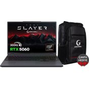 Resim Game Garaj Slayer R9T-5060-C7 R9-8945HX 16 GB 1 TB SSD RTX5060 16" Free Dos Dizüstü Bilgisayar 