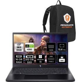 Resim Acer Nitro V 15 i9 13900H RTX 4060 Gaming Laptop 16GB RAM 512GB SSD 15.6" FHD 165Hz Win11 Home + Per4 Çanta NHQQEEY005P307 