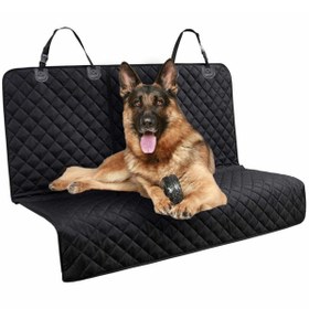 Resim Ankaflex Siyah Araç Evcil Hayvan Örtüsü Koltuk Koruyucu Şilte Köpek Örtü Sıvı Su Geçirmez Araba Araç Kılıf 