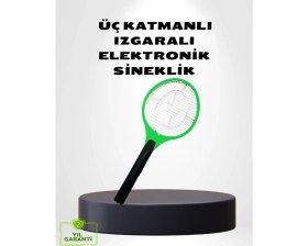 Resim Zero Land Drnds Taşınabilir Elektronik Sineklik - Üç Katmanlı Güvenli Izgara ve Kimyasız Koruma 