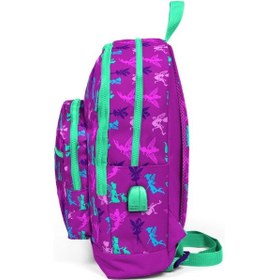 Resim Coral High Kids Dört Gözlü Kız Çocuk İlkokul Çantası Peri Baskılı - USB+AUX Soketli 