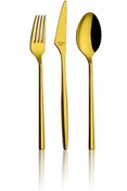 Resim Aryıldız Trendy Prestige 84 Parça Pvd Gold Çatal Kaşık Bıçak Takımı Çantalı 