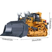 Resim Rc Ekskavatör 1/20 2.4 Ghz 11ch Rc İnşaat Kamyonu Mühendislik Araçları Hafif B Büyük Britanya B 