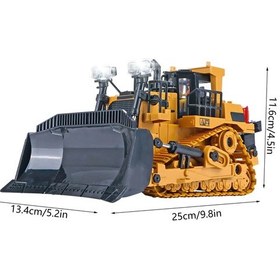 Resim Rc Ekskavatör 1/20 2.4 Ghz 11ch Rc İnşaat Kamyonu Mühendislik Araçları Hafif B Büyük Britanya B 