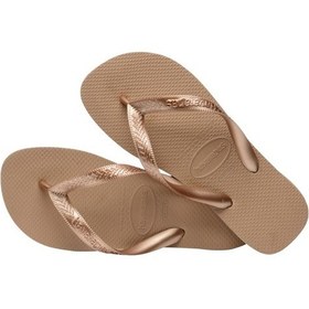 Resim Hav. Top Tıras Kadın Pembe Altın Terlik - 4137428 Pembe 