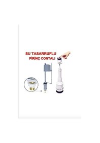 Resim Basmalı Su Tasarruflu Klozet Sifon Rezervuar Iç Takım Beyaz 