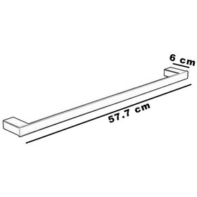 Resim Fj-10505 Mat Siyah Tuvalet Fırçası Renkli 