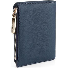 Resim Septwolves Kardelen Hakiki Deri Kadın Kartlık Ve Cüzdan Lacıvert 