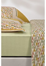 Resim Puffy Yasmin Tek Kişilik Pike Takımı - Yağ Yeşili 