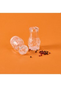 Resim Arow Kristal Cam Tuzluk 2 Li Dc1.tr-4614 7407 Şeffaf 