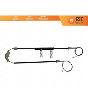 Resim Volvo S40 V40 MK1 644 645 1995-2004 İçin Arka Sağ Cam Kriko Seti 