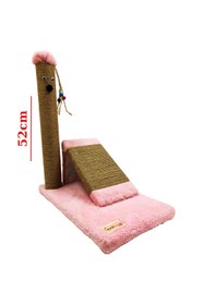 Resim AboutThePerfect Çok Renkli Kedi Tırmalama ve Oyun Platformu Rampası 